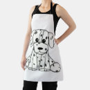 Search for black and white drawing aprons Simple