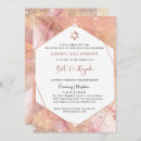 Search for bat invitations Rose gold