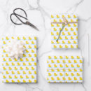 Search for baby ducks wrapping paper Yellow
