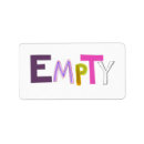 Search for emptying labels Fun