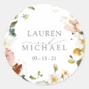 Search for flowers wedding stickers Blue
