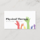 Search for physical therapy business cards Health