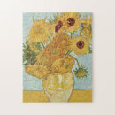 Search for van gogh sunflower puzzles Vase