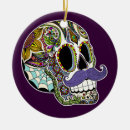 Search for mexican sugar skull christmas tree decorations Dia de los muertos
