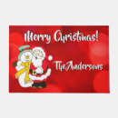 Search for snowman doormats Santa claus