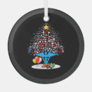 Search for funny nurse christmas tree decorations Santa claus