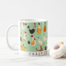 Search for chickens mugs Crazy chicken lady