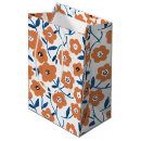 Search for orange gift bags Blue and orange