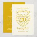 Search for diamond wedding anniversary invitations Heart