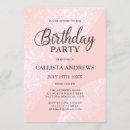 Search for girly birthday invitations Typography