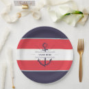 Search for nautical paper plates Yacht