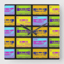 Search for retro pop art clocks 1980s