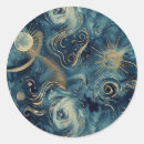 Search for vintage celestial stickers Zodiac