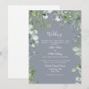 Search for dusty blue eucalyptus wedding invitations Modern