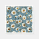 Search for blue daisy flower napkins Pattern