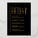 Search for for her 50th birthday invitations Minimal typography simple