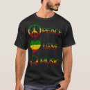 Search for peace love music tshirts Jamaica