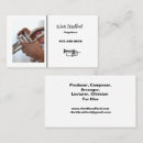Search for composer business cards Musician