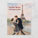 Search for love romantic postcards Watercolor