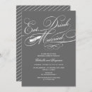 Search for eat drink and be married invitations Calligraphy