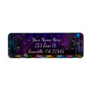 Search for rock star return address labels Guitar