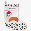 Search for pembroke welsh corgi christmas stockings For pets