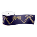 Search for navy blue christmas ribbon Snowflakes