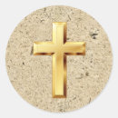 Search for gold christian stickers Cross