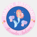 Search for happy birthday mermaid stickers Cute