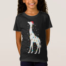 Search for giraffe christmas tshirts Trendy