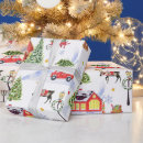 Search for village wrapping paper Retro