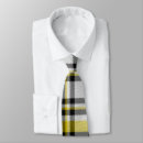 Search for black and yellow checkered ties Plaid