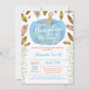 Search for fall baby boy shower invitations Our little pumpkin