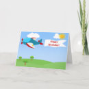 Search for boys airplane birthday cards Blue