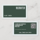 Search for recruitment business cards Employment