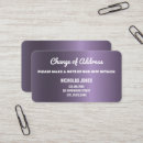 Search for change of address business cards We have moved