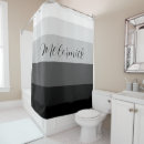 Search for gray and white stripe shower curtains For her