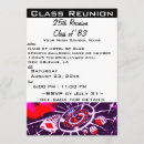 Search for college class reunion postcards Black