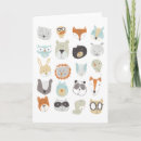 Search for animal face postcards Woodland