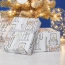 Search for nutcracker wrapping paper Snowflakes