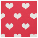 Search for red and white pattern fabric For her