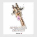 Search for funny giraffes stickers Cartoon