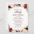 Search for red and gold baby shower invitations Flowers