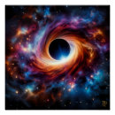 Search for black hole posters Universe