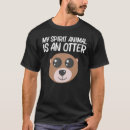 Search for otter mens tshirts Animal