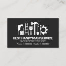 Search for odd business cards Handyman