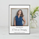 Search for phd graduation announcement cards Minimalist
