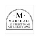Search for classic monogram return address rubber stamps Elegant