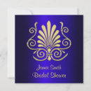 Search for two brides bridal shower invitations Blue
