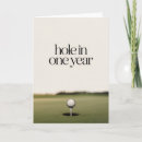 Search for golf birthday cards Hole in one